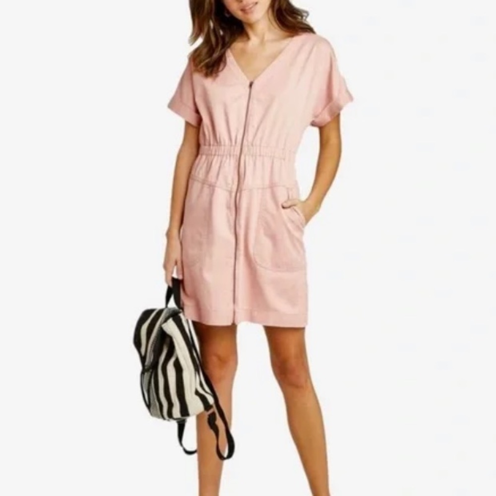 Utility Style Zip Up Dress